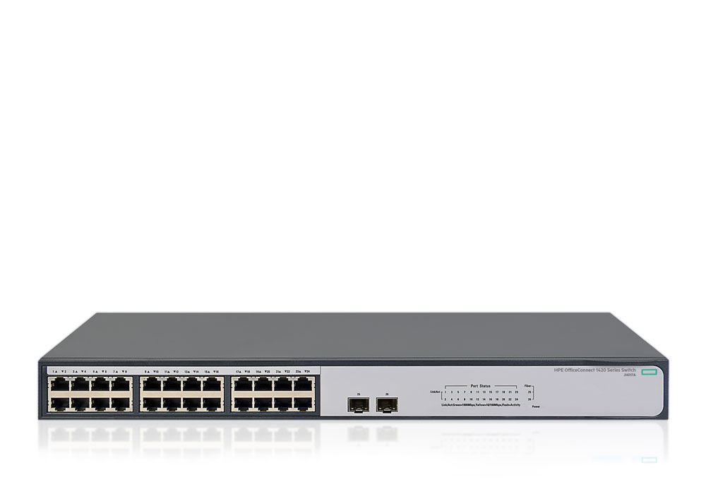 HPE JH017A OfficeConnect 1420 24G 2SFP Switch
