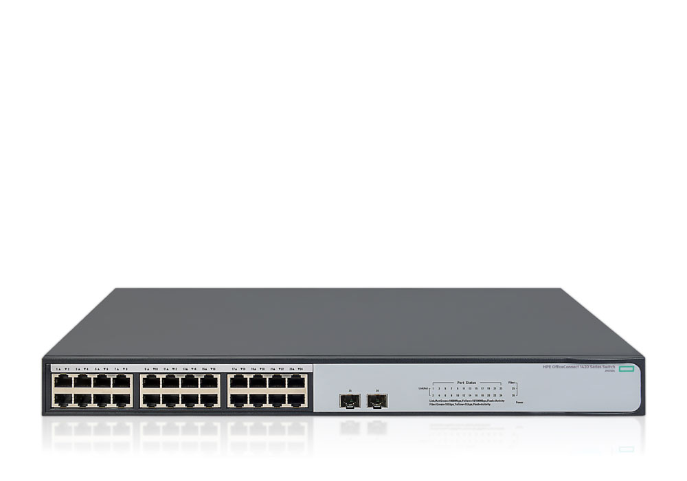 HPE JH018A OfficeConnect 1420 24G 2SFP+ Switch
