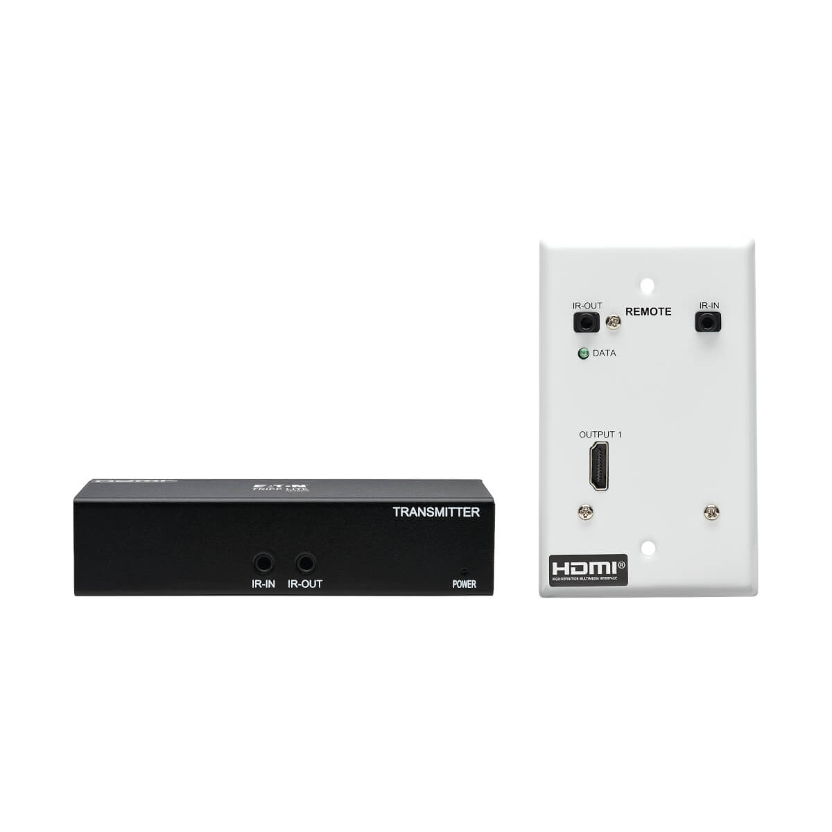 Eaton B127A-1A1-BHFH HDMI over Cat6 Extender Kit, Box Transmitter/Wall Plate Receiver
