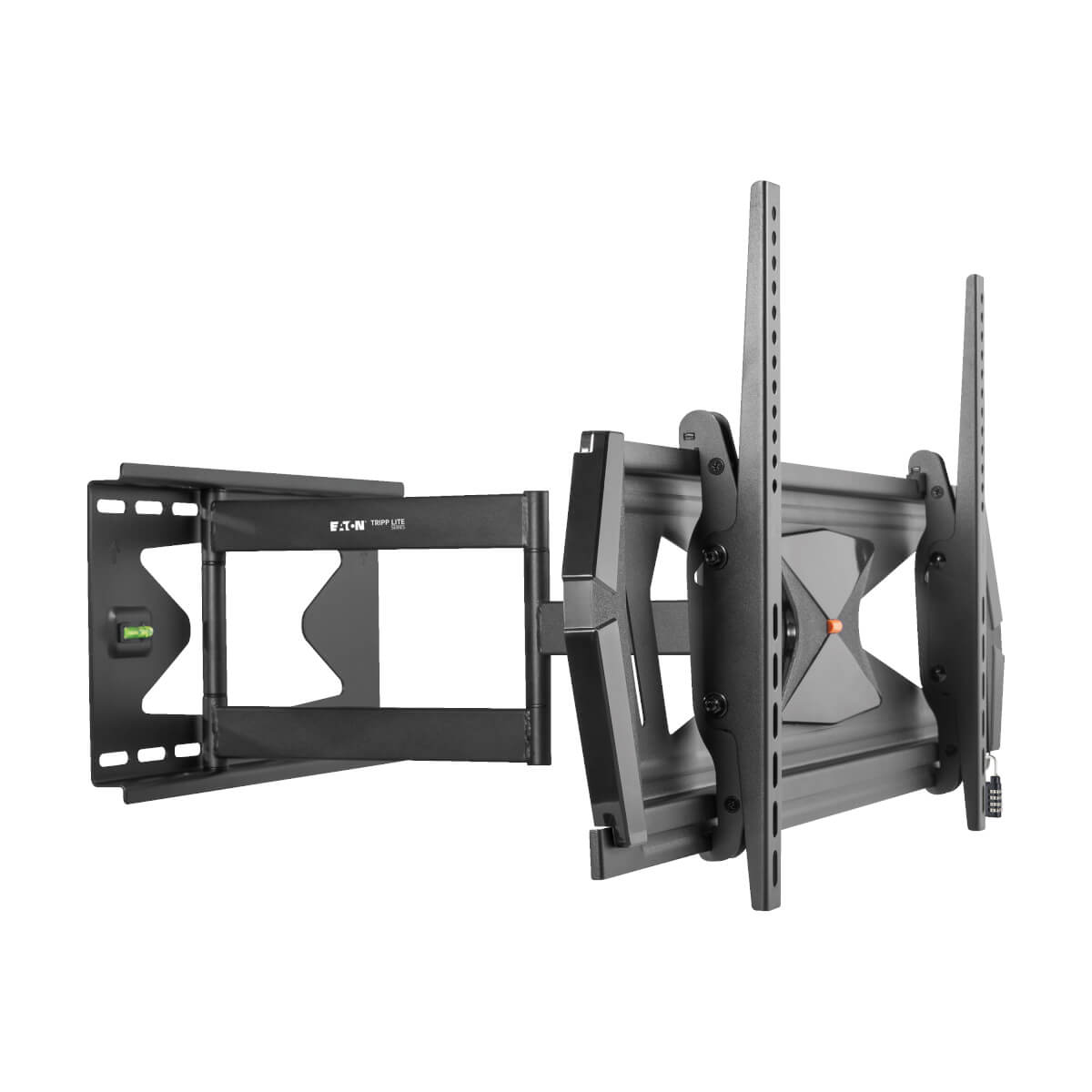 Eaton DWMSC3780MUL Heavy-Duty Full-MotionTV Wall Mount for 37 to 80 Inch, Flat/Curved