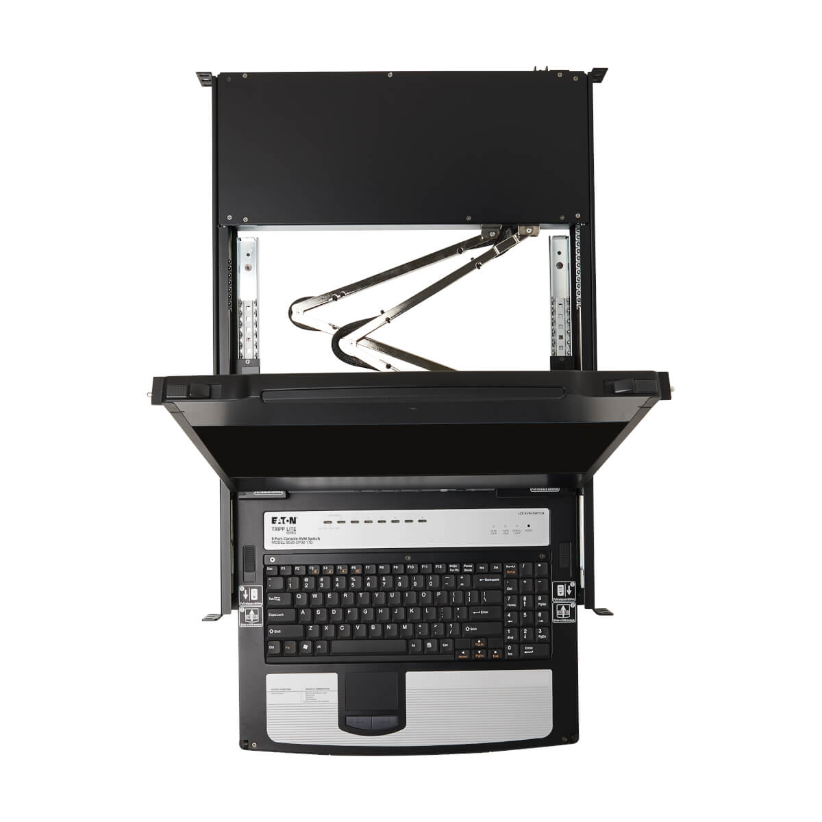 Eaton B030-DP08-17D 8-Port KVM Switch Console, DisplayPort , 17 Inch LCD, 1U