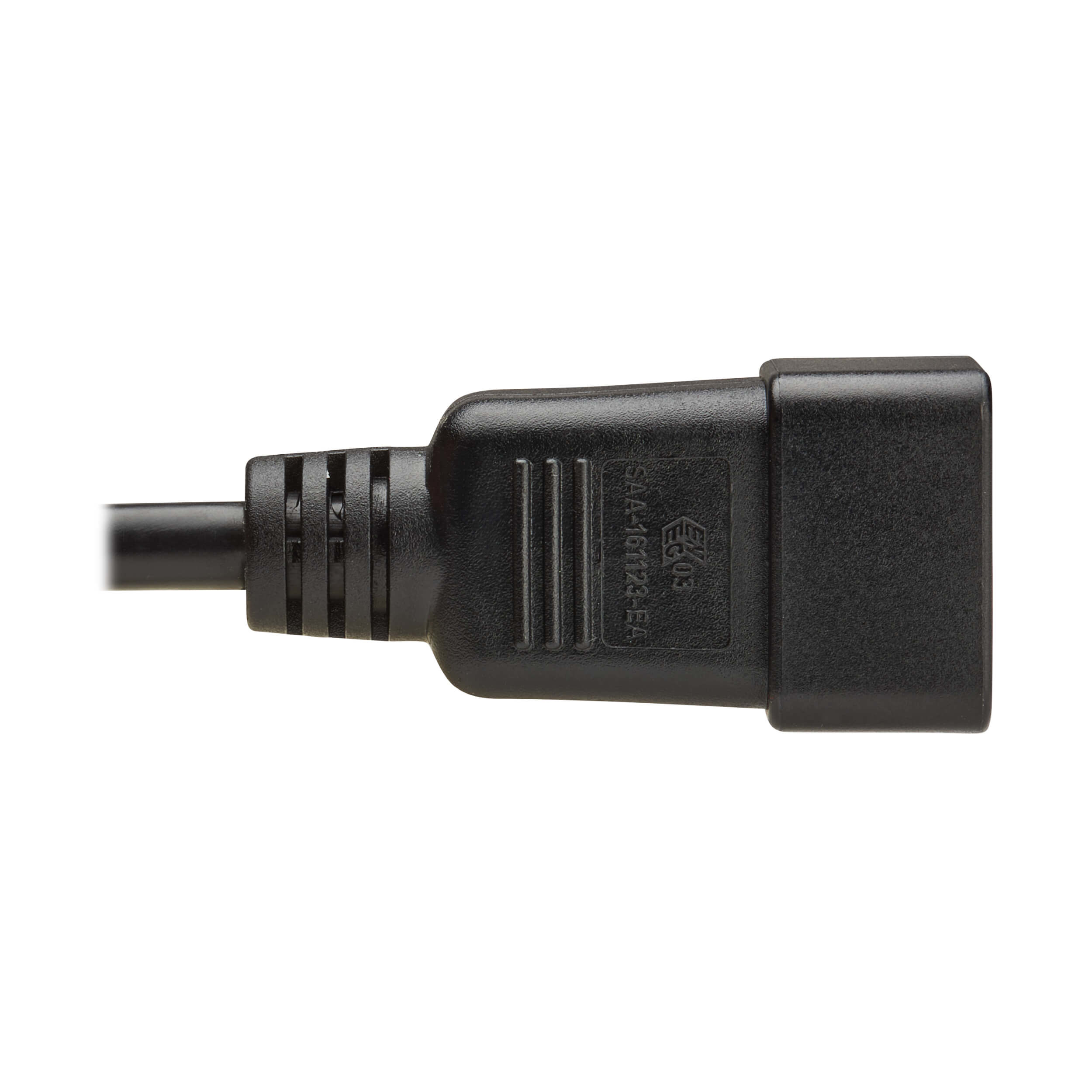 Eaton P032-02M-EU Power cable, C20 to C13, H05VV-F, 10A, 2M