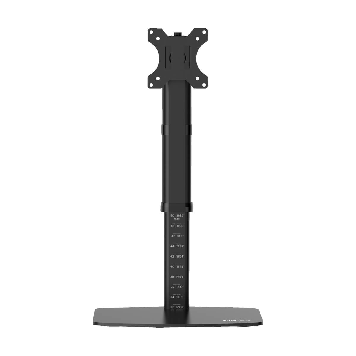 Eaton DDV1727S Single-Display Monitor Stand - Height Adjustable, 17 to 27 Inch Monitors