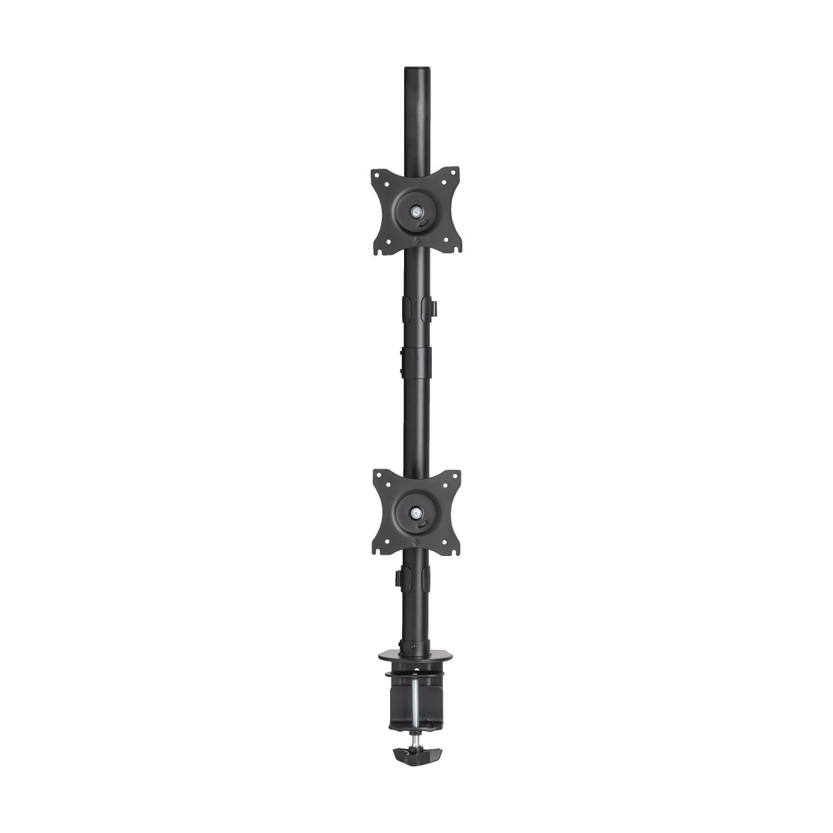 Eaton DDR1527SDC Dual Vertical Flat-Screen Desk Stand/Clamp Mount,15 Inch. to 27 Inch.Displays