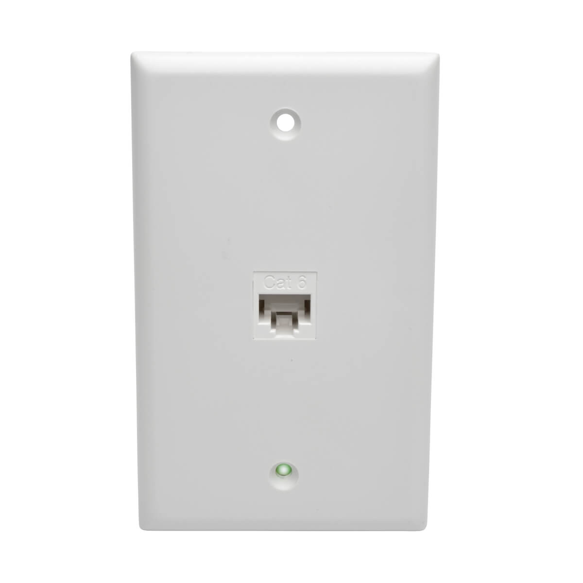 Eaton N235-001-WH Cat6 Straight-Through Modular In-Line Snap-In Coupler (RJ45 F/F), WT
