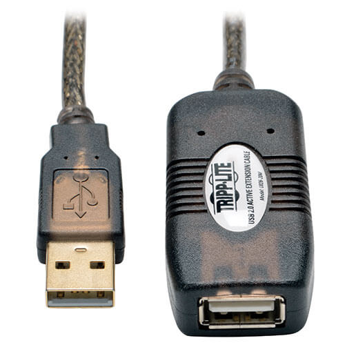 Eaton U026-20M USB 2.0 Active Extension Repeater Cable (A-A M/F), 20M (65.61 ft.)