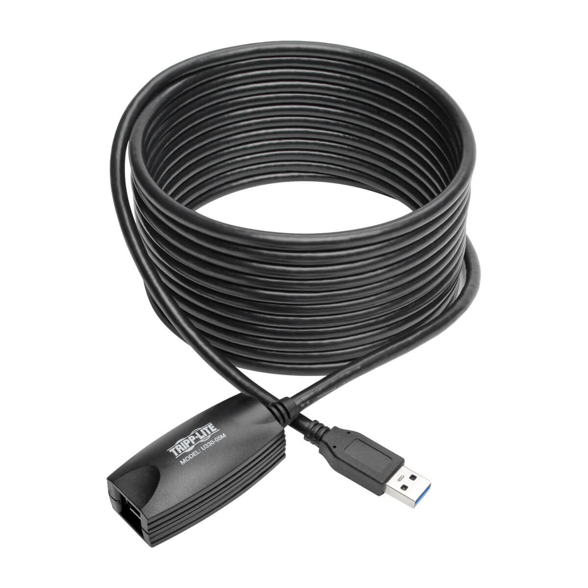 Eaton U330-05M USB 3.0 SuperSpeed Active Extension Repeater Cable (A M/F), 5M (16.4 ft.)