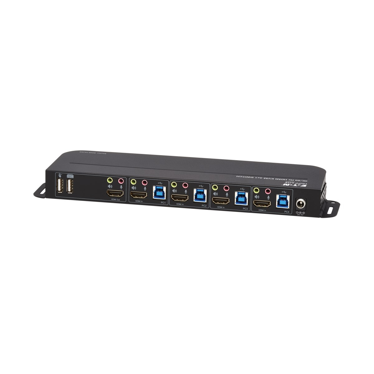 Eaton B005-HUA4 4-Port HDMI/USB KVM Switch -  4K 60 Hz, HDR, HDCP 2.2, IR, USB Sharing
