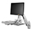Amer Mounts AMR1AWS Sit Stand Combo Workstation Wall Mount