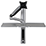Tripp Lite WWSS1327RWTC Sit-Stand Wall-Mount Workstation