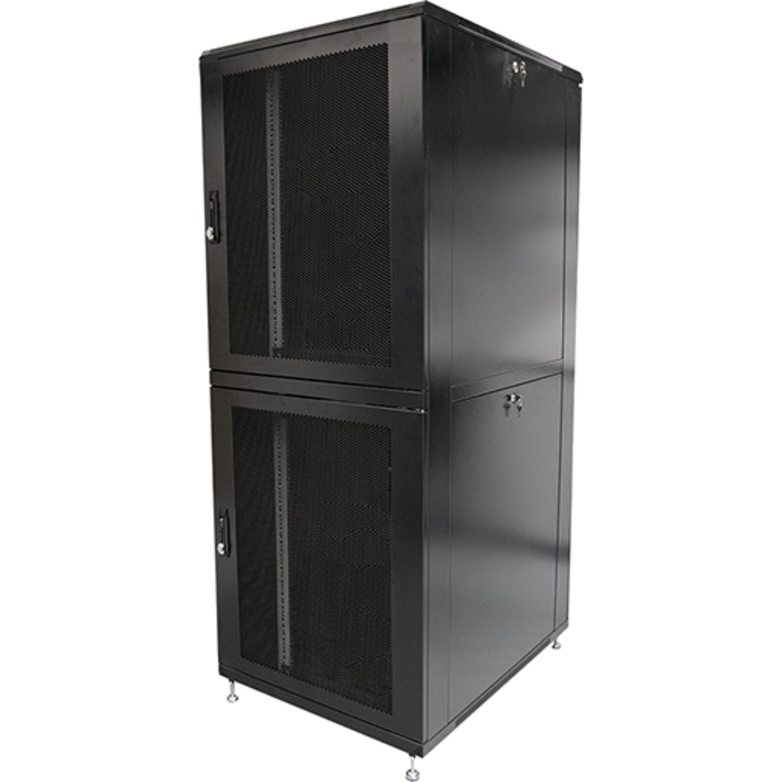 Datacel 42U 800x1000 Co-Location Cabinet, Black/Mesh