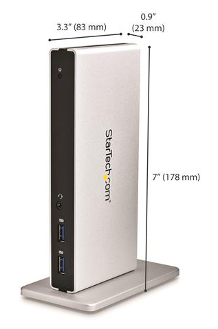 StarTech Dual-Monitor USB 3.0 Dock Station w/ DVI