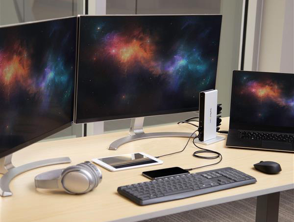 StarTech Dual-Monitor USB 3.0 Dock Station w/ DVI