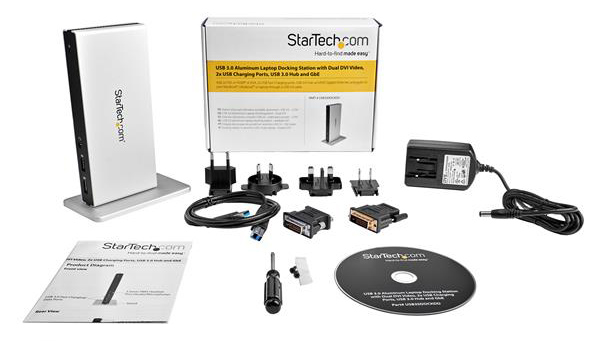 StarTech Dual-Monitor USB 3.0 Dock Station w/ DVI