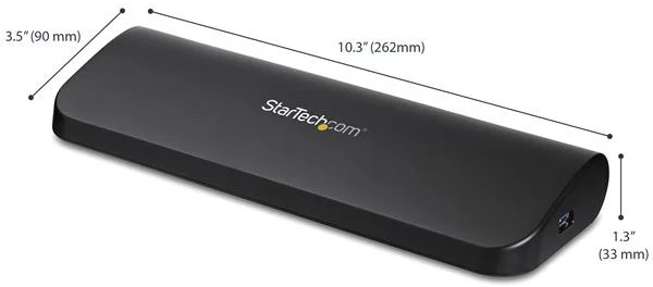 StarTech Dual-Monitor USB 3.0 Dock Station w/ HDMI & DVI/VGA