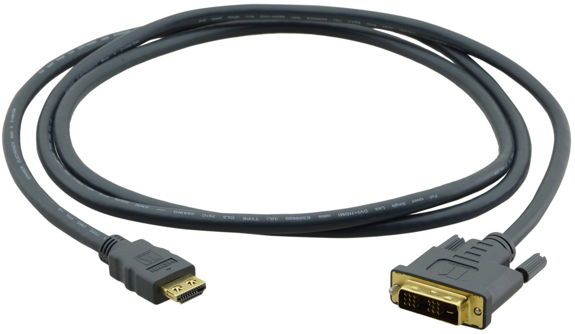 Kramer HDMI (M) to DVI (M) Cable