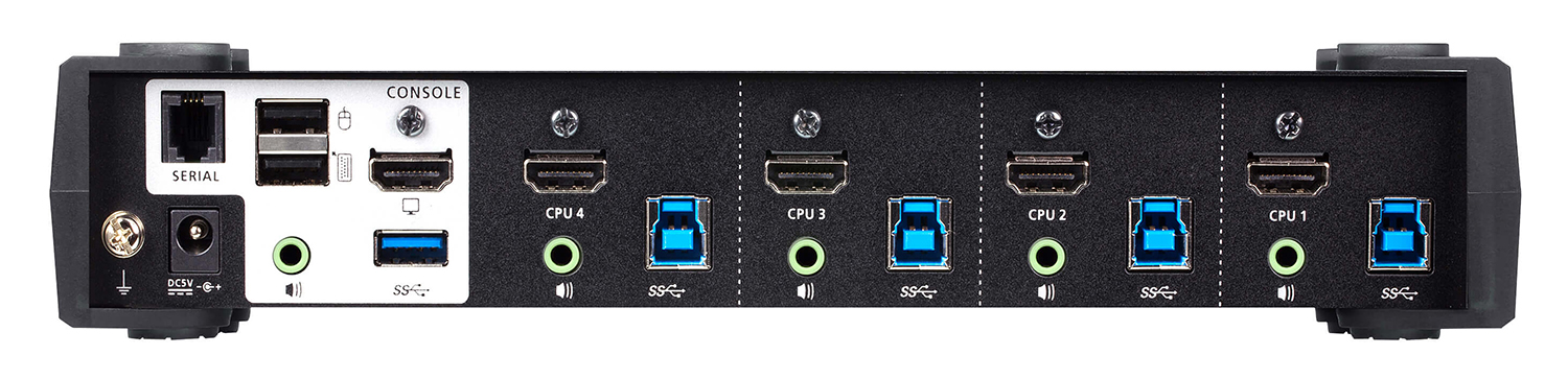Aten CS1824 4-Port USB 3.0 4K 60Hz HDMI KVMP Switch
