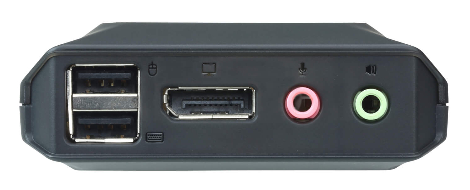 Aten CS22DP 2-Port USB DisplayPort Cable KVM Switch