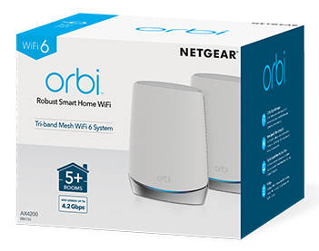 Netgear Orbi RBK752 AX4200 WiFi 6 System