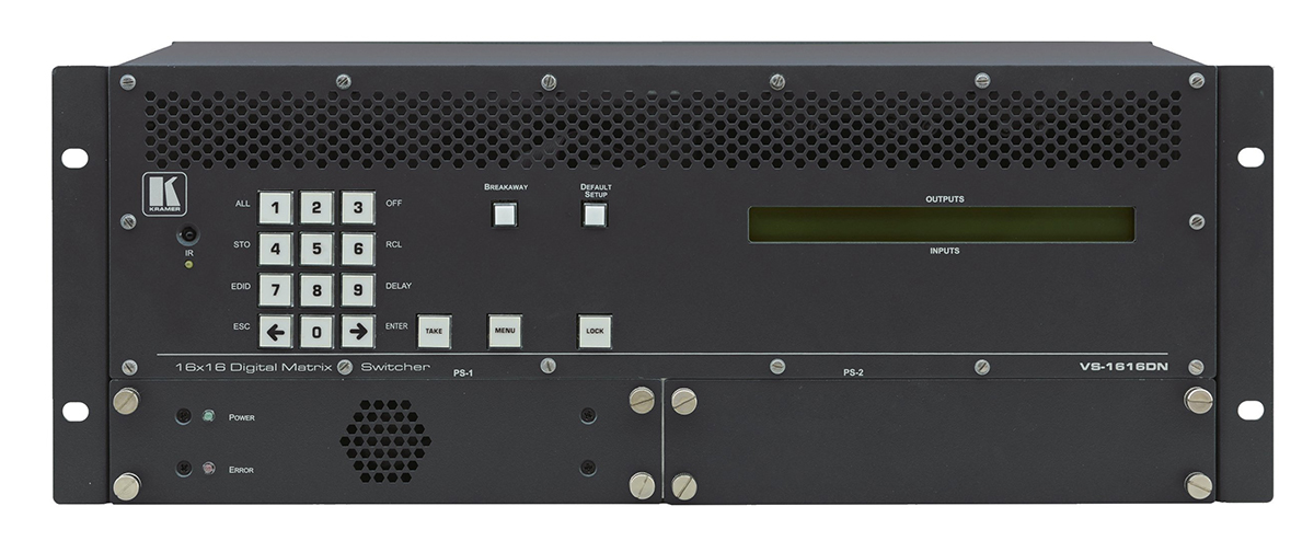 Kramer VS-1616DN-EM 2x2-16x16 Modular Digital MatrixSwitcher
