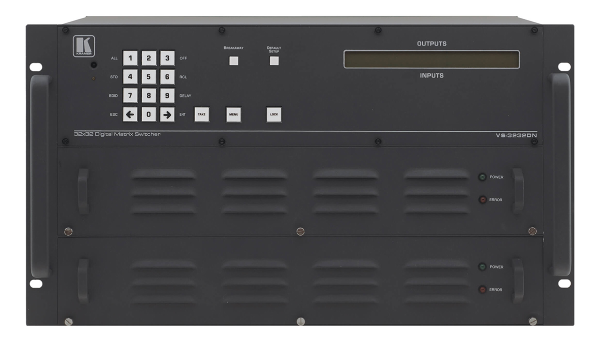 Kramer VS-3232DN 4x4 to 32x32 Digital Matrix Switcher