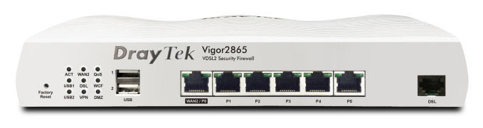 DrayTek Vigor V2865-K Wired VDSL Router