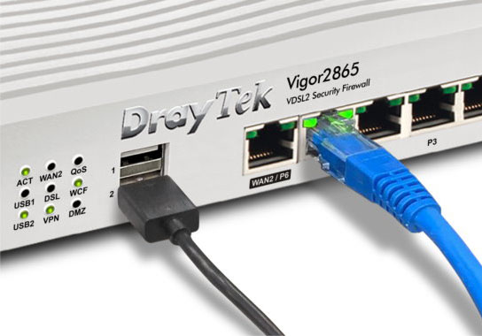 DrayTek Vigor V2865-K Wired VDSL Router