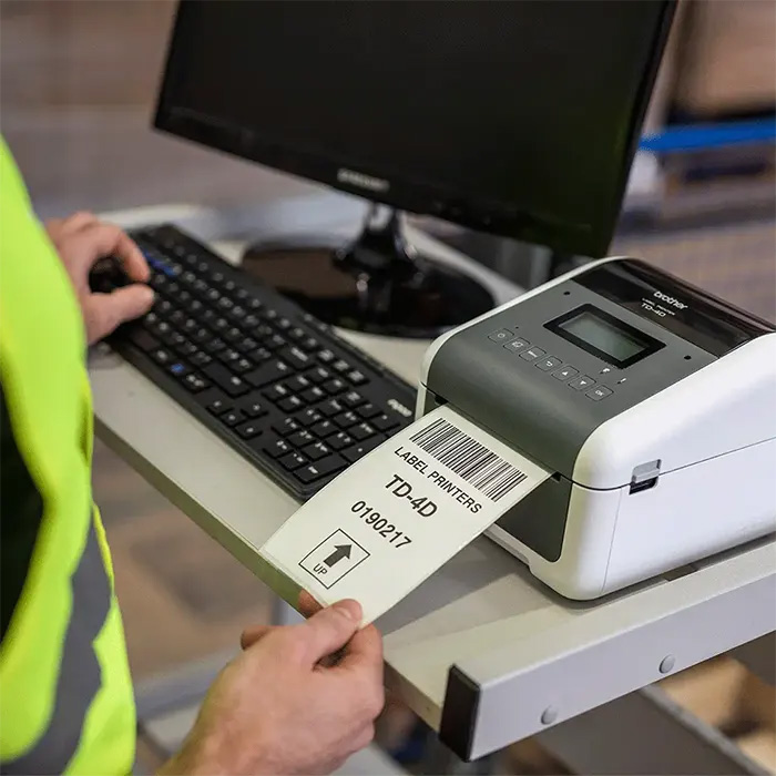 Brother TD-4550DNWB Wireless Desktop Label Printer