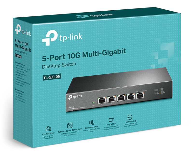 TP-Link TL-SX105 5-Port 10G Desktop Switch