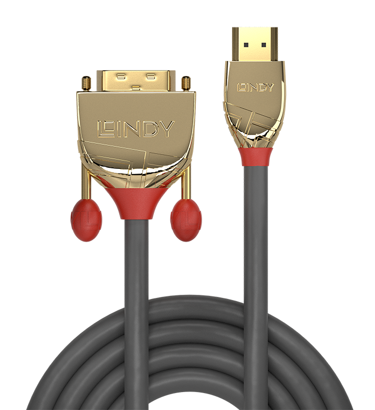Lindy Gold Line HDMI to DVI-D Cable