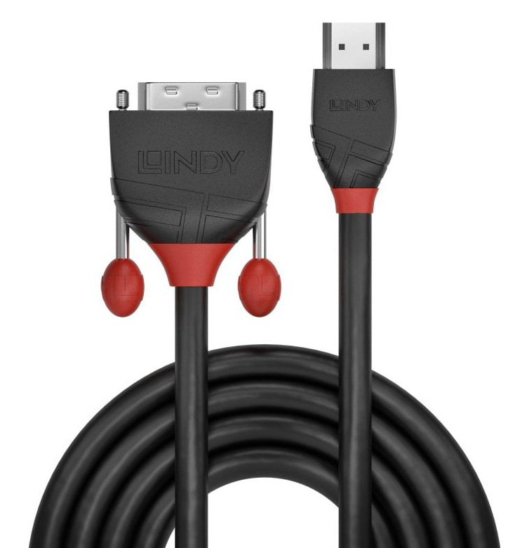 Lindy Black Line HDMI to DVI Cable