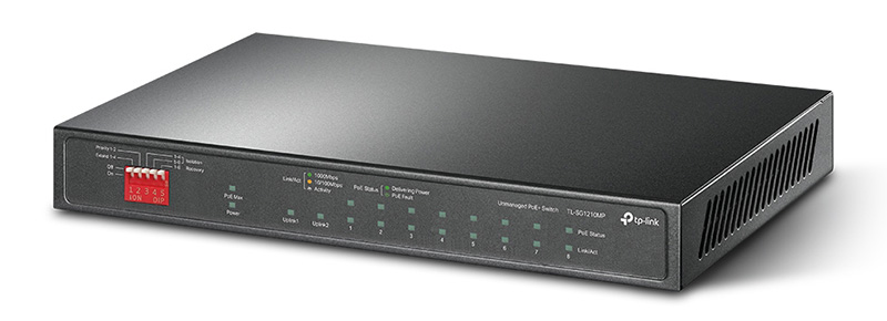 TP-Link TL-SG1210MP 10-Port Gigabit Desktop Switch