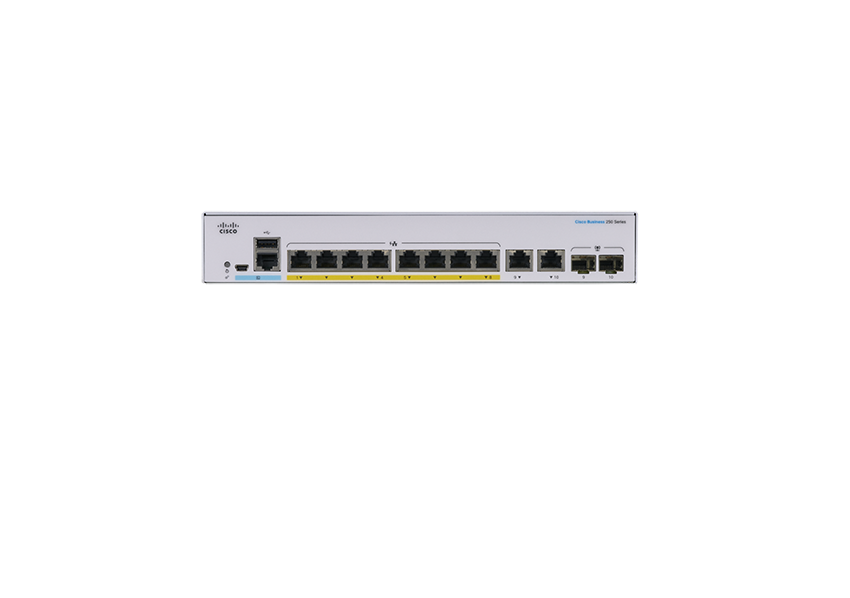 Cisco CBS250-8P-E-2G-UK 8-port GE Smart Managed PoE Switch