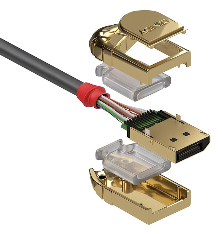 Lindy Gold Line DisplayPort 1.4 Cable