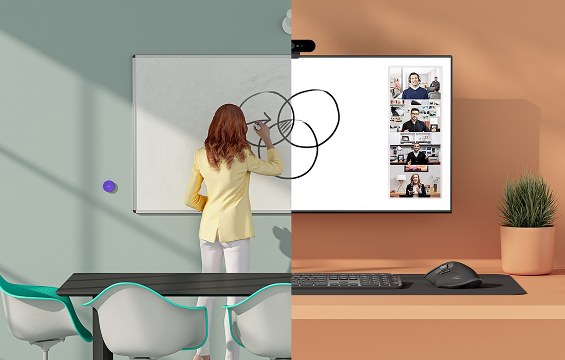 Logitech Scribe Whiteboard Camera For Video Conferencing