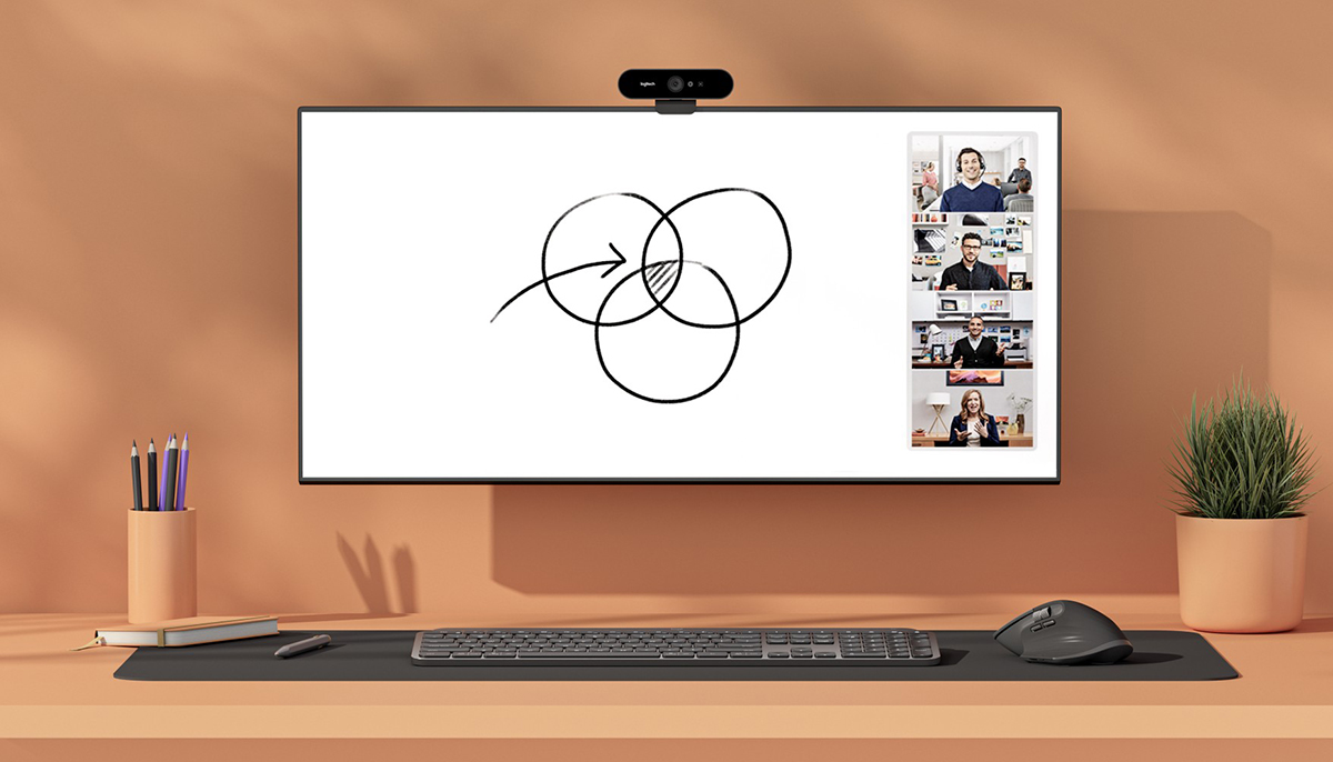 Logitech Scribe Whiteboard Camera For Video Conferencing