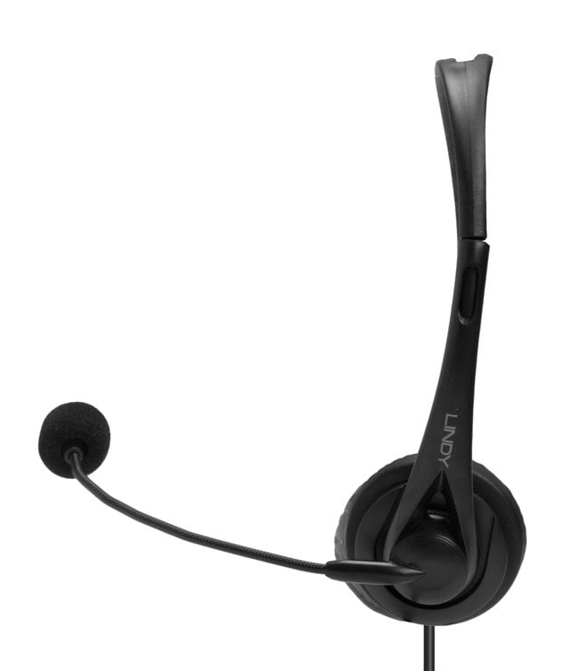 Lindy USB Wired Headset with In-Line Control