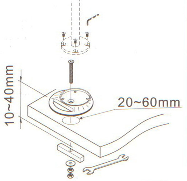 Neomounts FPMA-D9GROMMET Grommet Converter