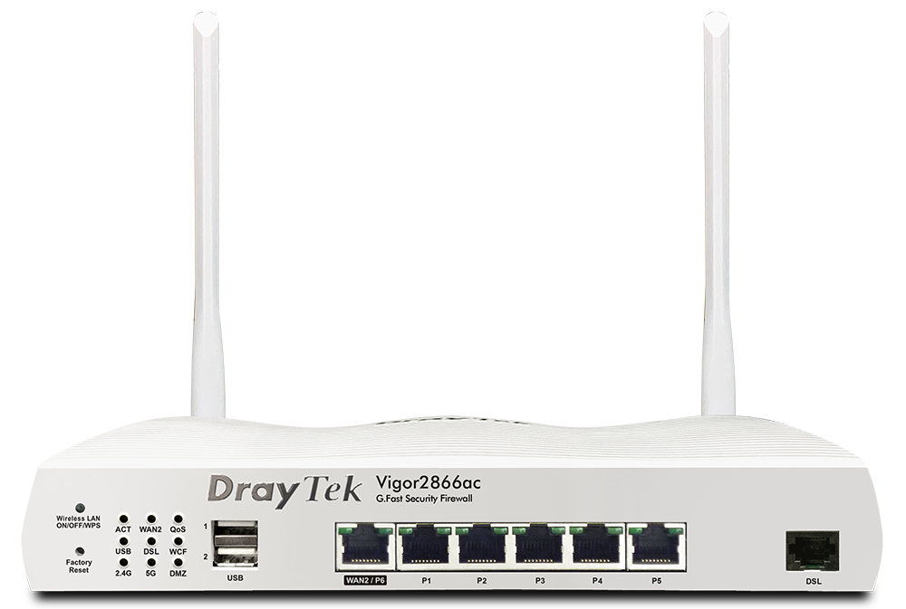 DrayTek Vigor V2866AC-K G.fast/DSL & Ethernet Router