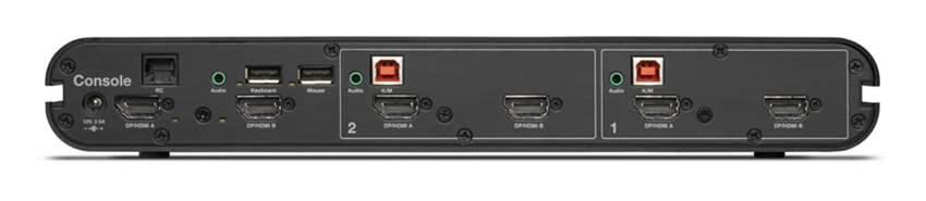Belkin F1DN202KVM-UNN4 2-Port Dual Head No CAC KVM Switch