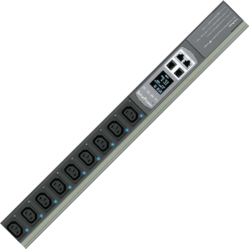 Austin Hughes 1 Phase Intelligent W Series Vertical PDU, C13 Sockets, 230V, 3m Cord
