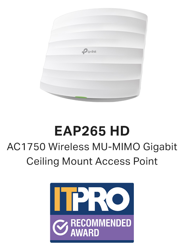 TP-Link EAP265HD AC1750 Wireless MU-MIMO Gb Ceiling Mount AP
