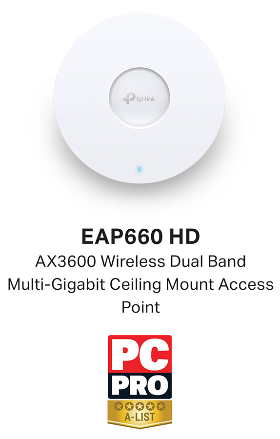 TP-Link EAP660 HD AX3600 Wireless Multi-Gb Ceiling Mount AP