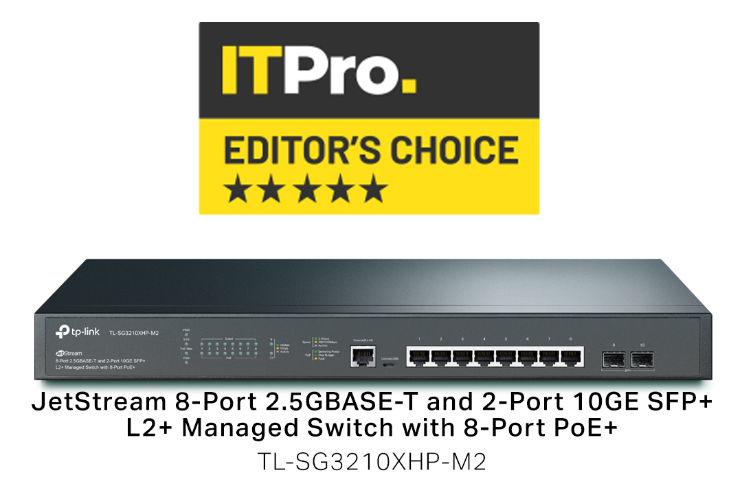 TP-Link TL-SG3210XHP-M2 JetStream 8-Port L2+ Managed Switch