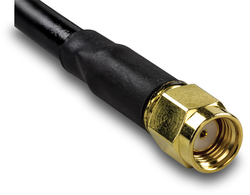 TRENDnet TEW-L102 Low Loss RP-SMA Male to RP-SMA Female Antenna Cable - 2 m 