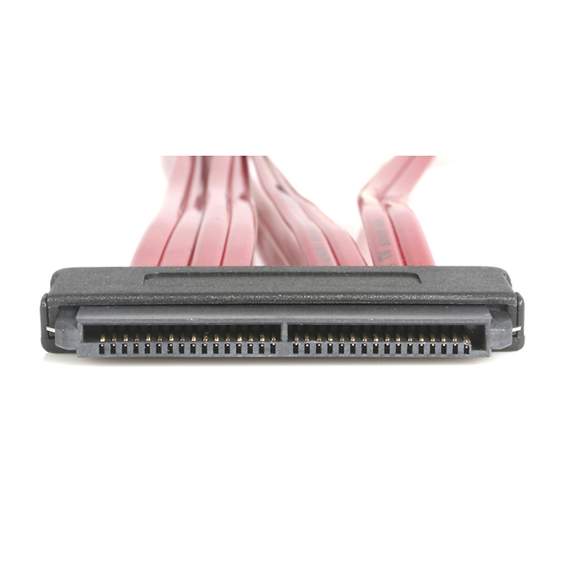 StarTech SAS8482P50 50cm Serial Attached SCSI SAS Cable - SFF-8484 to 4x SFF-8482