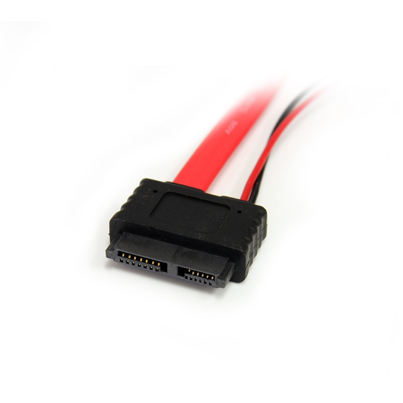 StarTech SLSATAF12 12in Slimline SATA to SATA with LP4 Power Cable Adapter