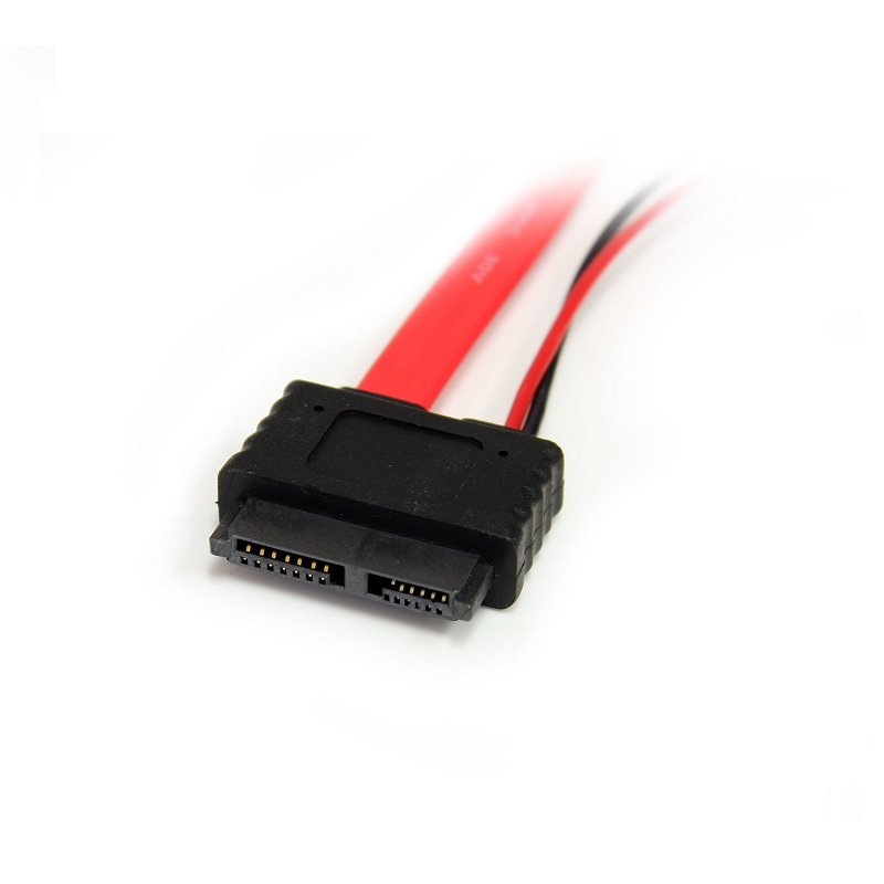 StarTech SLSATAF20 20in Slimline SATA to SATA with LP4 Power Cable Adapter