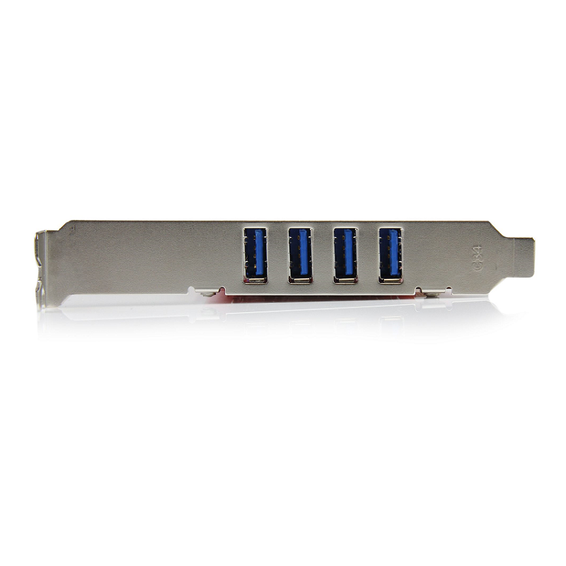 StarTech PCIUSB3S4 4 Port PCI SuperSpeed USB 3.0 Adapter Card with SATA / SP4 Power