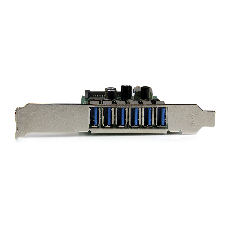StarTech PEXUSB3S7 7-Port PCI Express USB 3.0 Card - Standard and Low-Profile Design